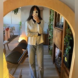 Caslon Vintage Silk Shirt Blouse